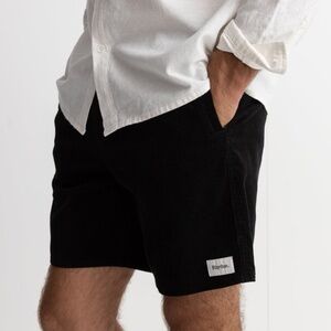 RHYTHM Classic Cord Jam Short Vintage Black